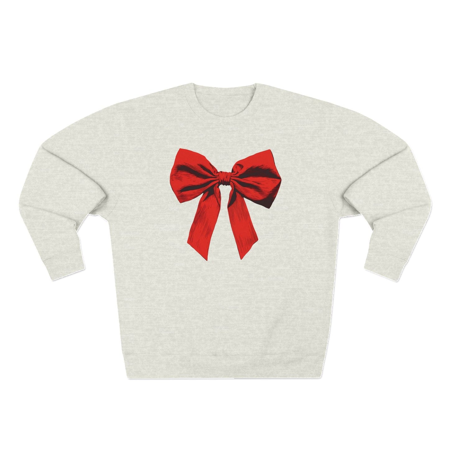 Fleece Sweatshirt, Red Bow