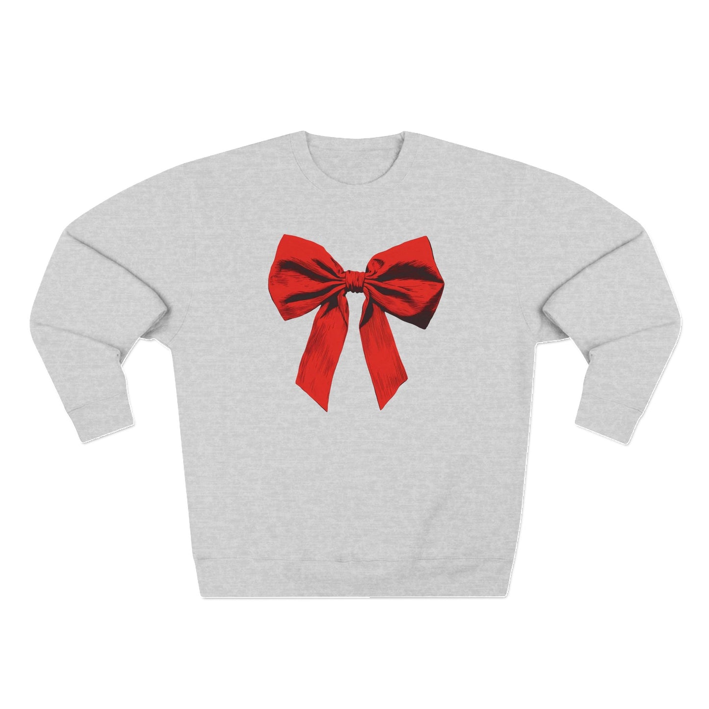 Fleece Sweatshirt, Red Bow