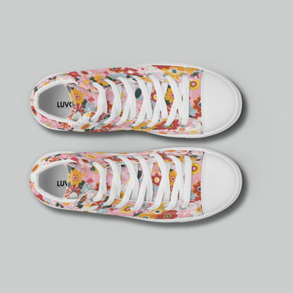 Retro Blossom High Top Sneakers