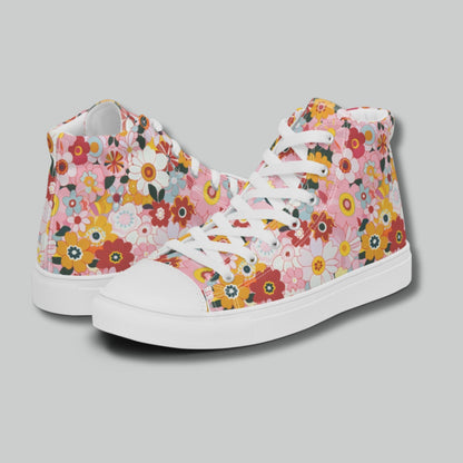 Retro Blossom High Top Sneakers