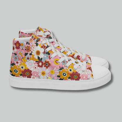 Retro Blossom High Top Sneakers