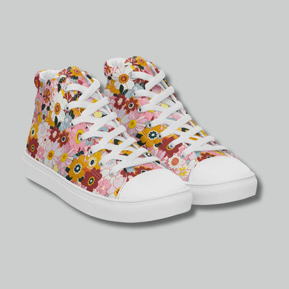 Retro Blossom High Top Sneakers