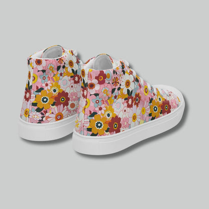 Retro Blossom High Top Sneakers