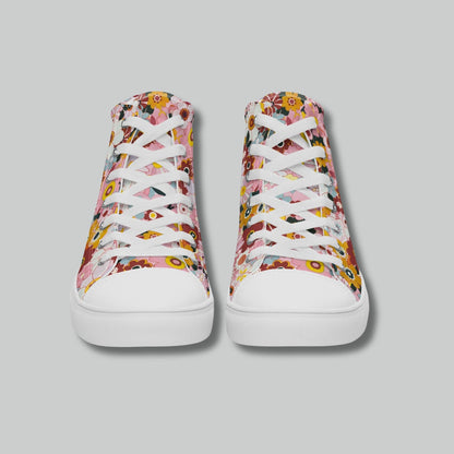 Retro Blossom High Top Sneakers